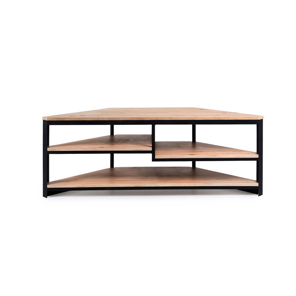 Comodă TV metal și lemn Astrid